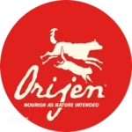 Marca de pienso para perros orijen logotipo