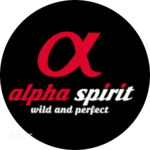 Marca alpha spirit logotipo