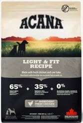 Pienso para perros acana light fit recipe